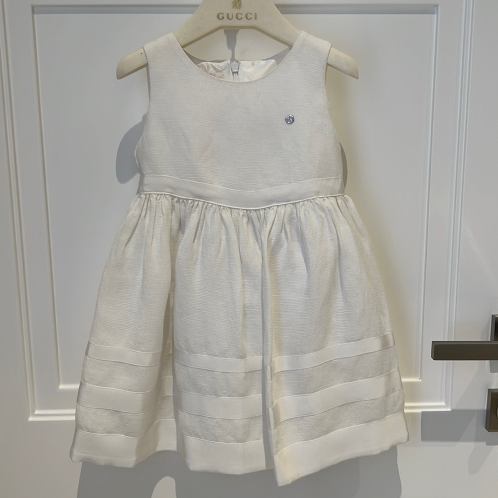 Gucci White Baby Girl Dress